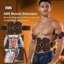 ABS Trainer EMS Muscle Stimulator,Abdominal Trainer with USB Rechargeable, 19 Intensity Levels Ab Trainer Belt for Home Body Fitness Image 3