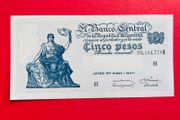 Argentina  5  PESOS. 1951  PICK  264  ( A / Uncirculated )