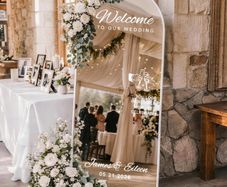 wedding mirror personalised