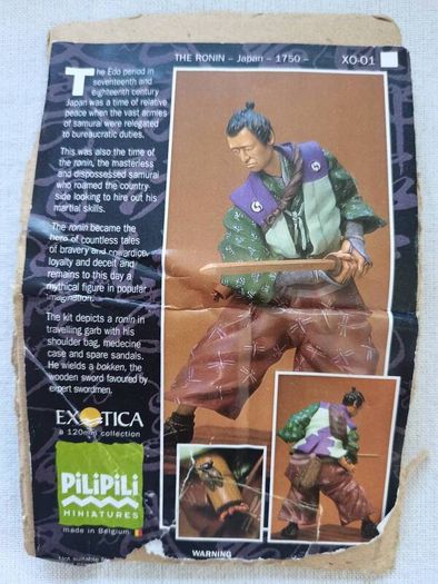 120mm ronin miniature by Pilipili Miniatures