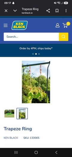 3 piece swing set