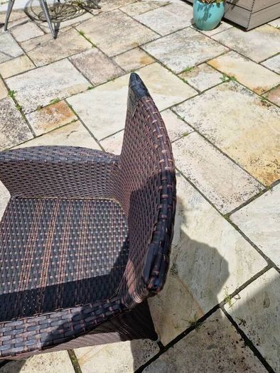 garden table and 3 chairs
