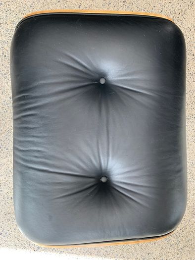 Eames style chair and foot rest