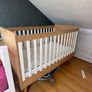 Silver Cross Westport cot bed convertible toddler bed and mattress included Image 2