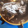 Decorative plate ,STAR WARS The Millennium Falcon The Hamilton Collection Collectors Plate 1994 , ornament Image 4