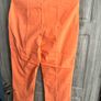 Orange Cropped Trousers - Medium Image 5