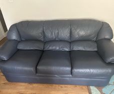 3 seater leather sofa