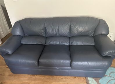 3 seater leather sofa