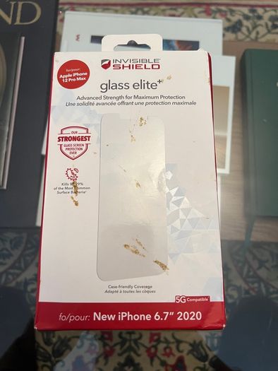 ZAGG Invisible Shield Glass Elite Protector iPhone 12 Pro Max