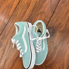 UK 13 mint green vans