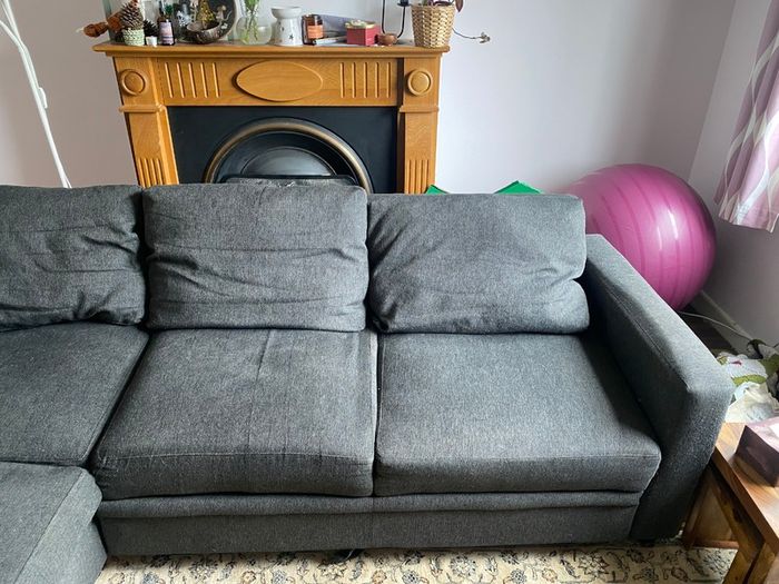 Sofa bed 4 seater grey