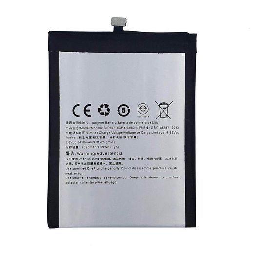 Replacement Battery For OnePlus X Battery 2525mAh 3.8V BLP607 New With Tools - FHTOPXB