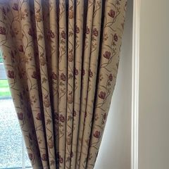 Curtina curtains, curtain pole & tie backs