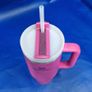 Stanley Quencher H2.0 Tumbler  Fuchsia Pink 40oz  1.18L  NEW Image 3