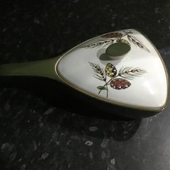 Vintage Denby Langley Triangular Stoneware  Casserole Dish With Lid
