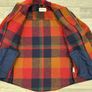 Revolution Denmark Plaid Check Bomber Jacket Mens Medium Image 5