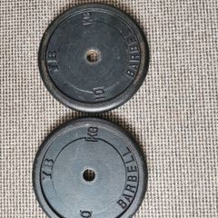 York Barbell Cast Iron Weight Plates 2x10kg