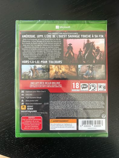 Xbox One Red Dead Redemption II NEW SEALED