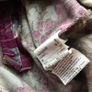 United Colors of Benetton girls grey purple pin cord long sleeve dress age 6-7 yrs Image 3