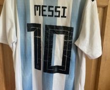 MUST GO Argentina Adidas Home Jersey Messi 10, Used