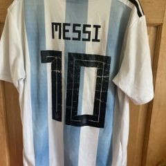 MUST GO Argentina Adidas Home Jersey Messi 10, Used