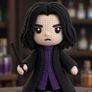 Dark Wizard Professor Inspired Crochet-Style Figure Harry Potter Decoration Image 2