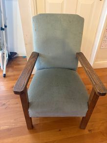 Vintage Mid-Century Childs Armchair - Solid Wood