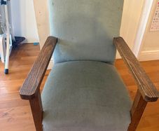 Vintage Mid-Century Childs Armchair - Solid Wood
