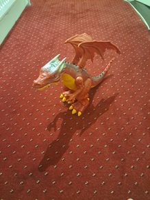 ZURU Robo Alive Fire Breathing Roaring Dragon , Red