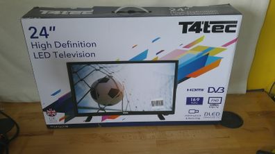 Brand New T4tec 24" Full HD 1080p LED TV TT2416UHN Boxed Saorview Satellite