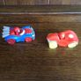 2 Marvel Die cast Character cars Spiderman and iron man Image 4