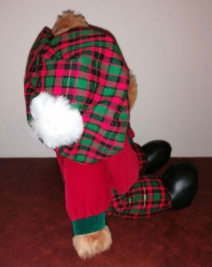 Rare Vintage Tartan Bear 1990