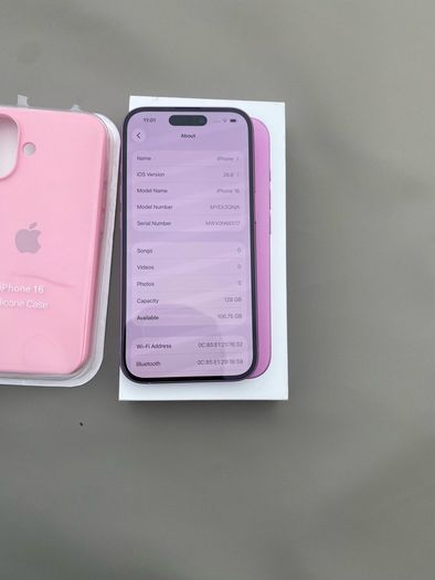 Apple iPhone 16 - Pink - 128G