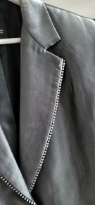 Lounge Label Australia silver shimmer blazer & skirt suit Sz 14 - Rrp 300 dollars