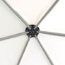 Hexagonal Pop-Up Marquee with 6 Sidewalls Cream White 3.6x3.1 m Image 4