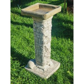 Bird Bath Square Ivy-GL-BB017