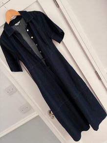M&S denim maxi dress size 6