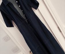 M&S denim maxi dress size 6