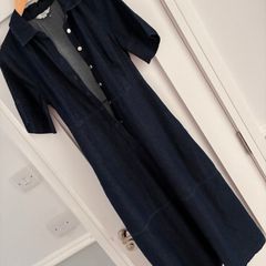 M&S denim maxi dress size 6