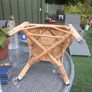 Rattan chair for a child, very cool piece, metal feet, D18 Image 3