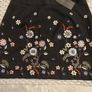 Black Emroidered skirt BNWT Image 4