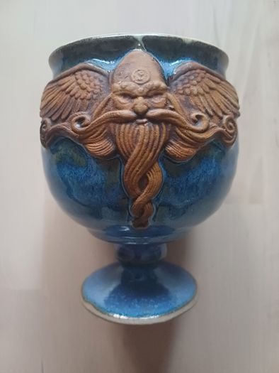 The Chalice from the Palace (w/ Embossed Norse God Odin... Probably)