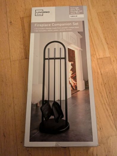 Livarno Fireplace Companion Set