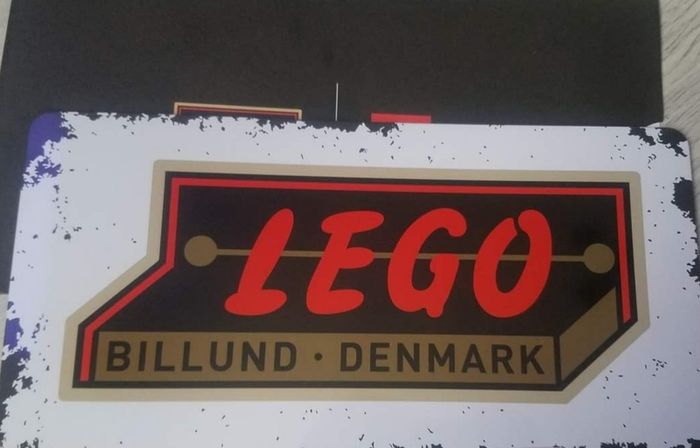 LEGO Retro Tin Sign