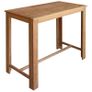 Bar Table and Chair Set 5 Pieces Solid Acacia Wood Image 3
