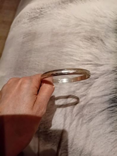 Silver and gold tone bracelet