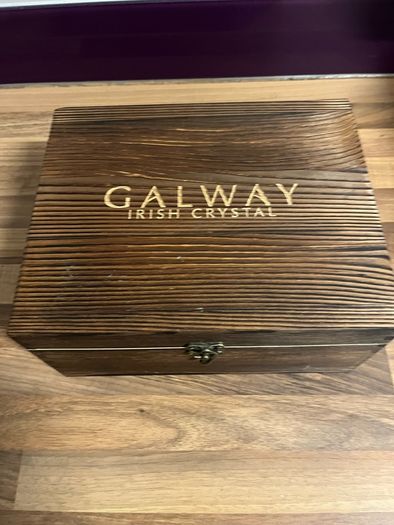 Galway crystal whiskey set