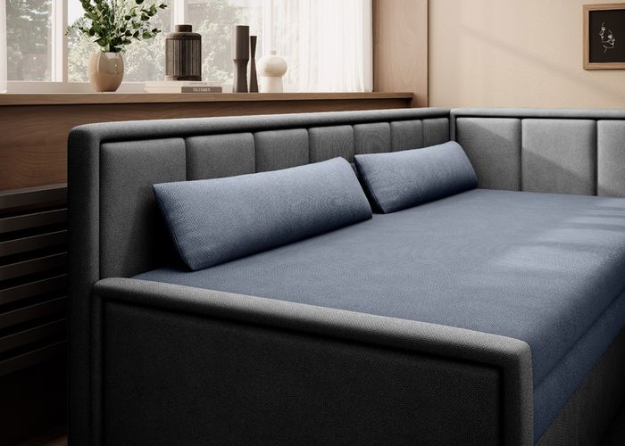Sofa bed Fuelgo solution for unexpected guests . Big sleeping space