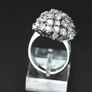 Vintage 1970s 4.1ct Diamond Cluster Ring Image 5