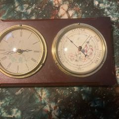 barometer and clock combined free postage